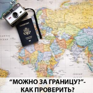 Перевірити чи можна за кордон?