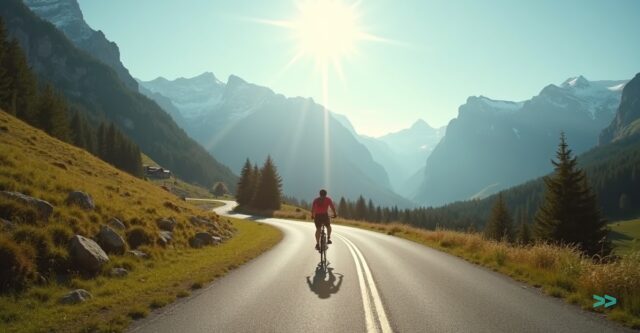 ВЗР для активного туризму — велотур в горах