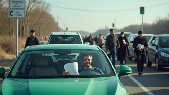 Поїздка автомобілем з документами для перетину кордону Польщі