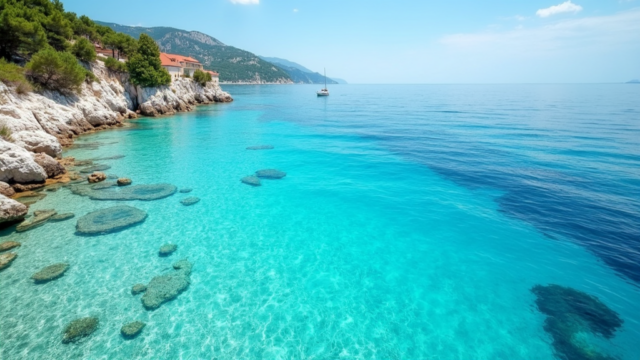 Баннер статьи о туристической страховке для Хорватии без логотипа — Green Travel