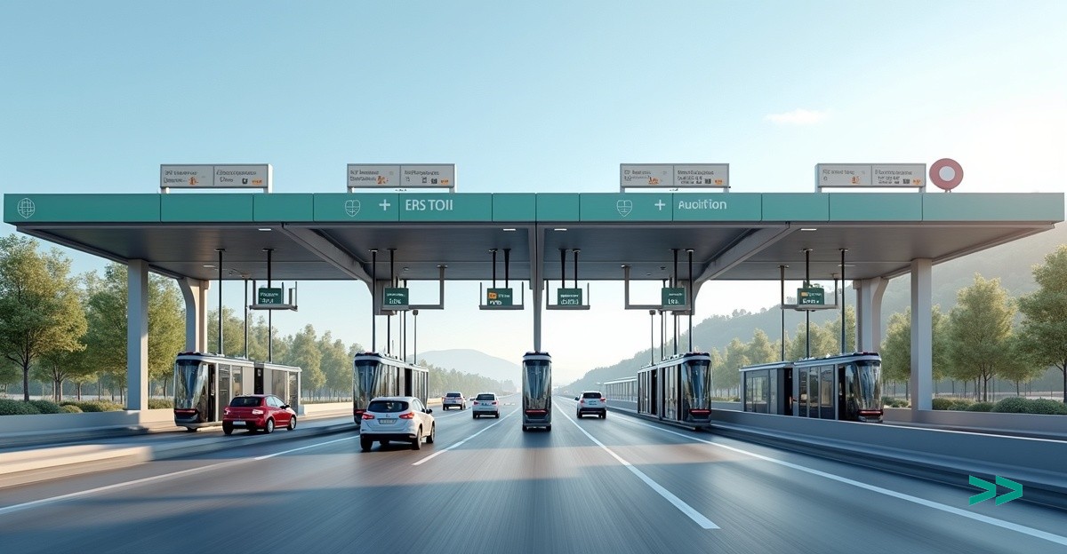 Toll plaza французської автостради